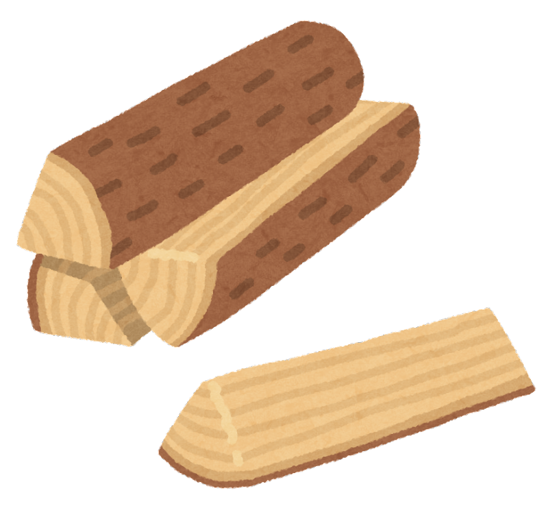木材の放置